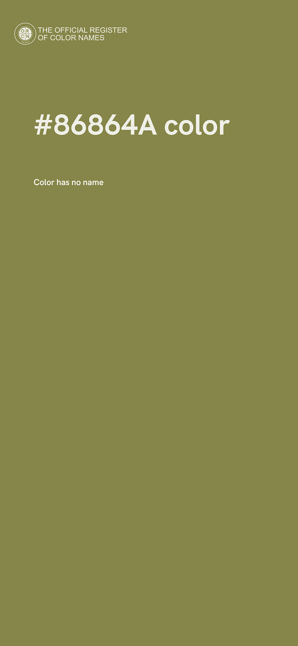 #86864A color image