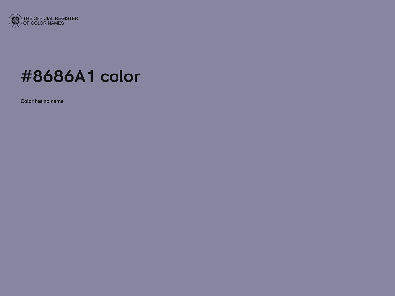 #8686A1 color image