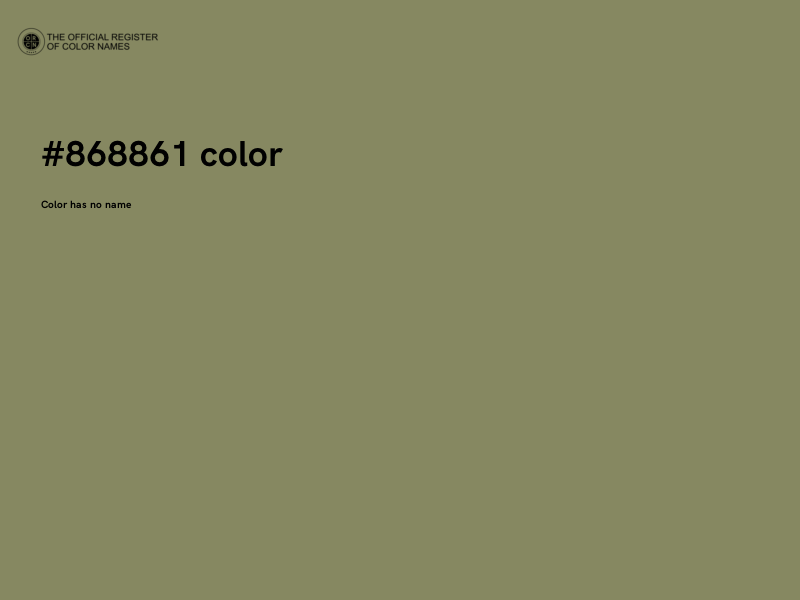 #868861 color image