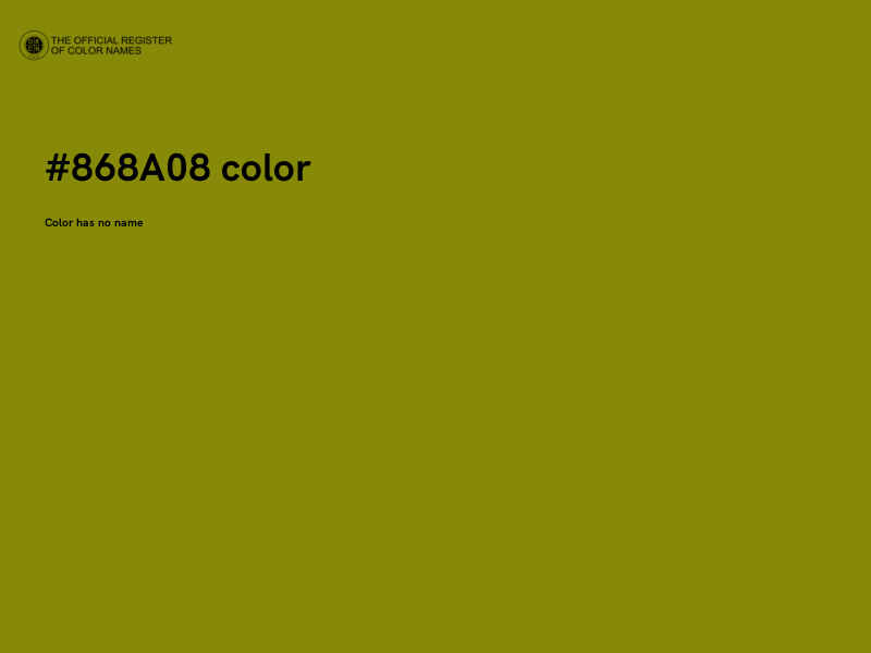#868A08 color image