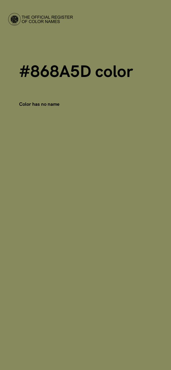 #868A5D color image