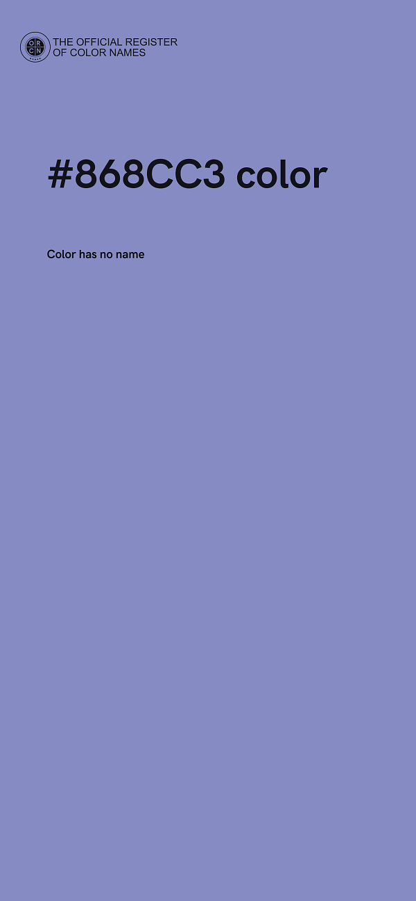#868CC3 color image