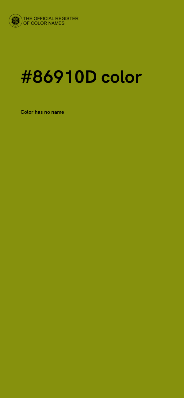 #86910D color image