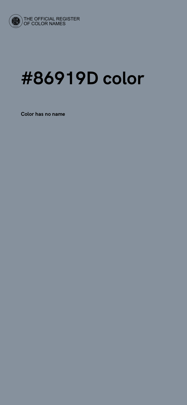 #86919D color image