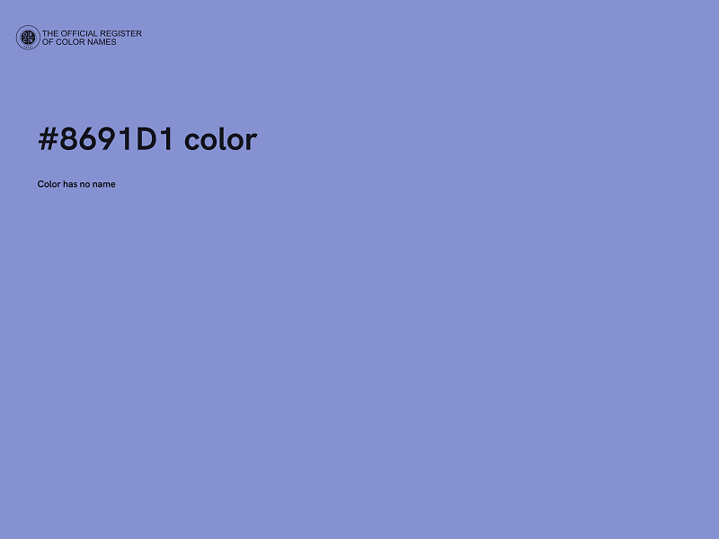 #8691D1 color image