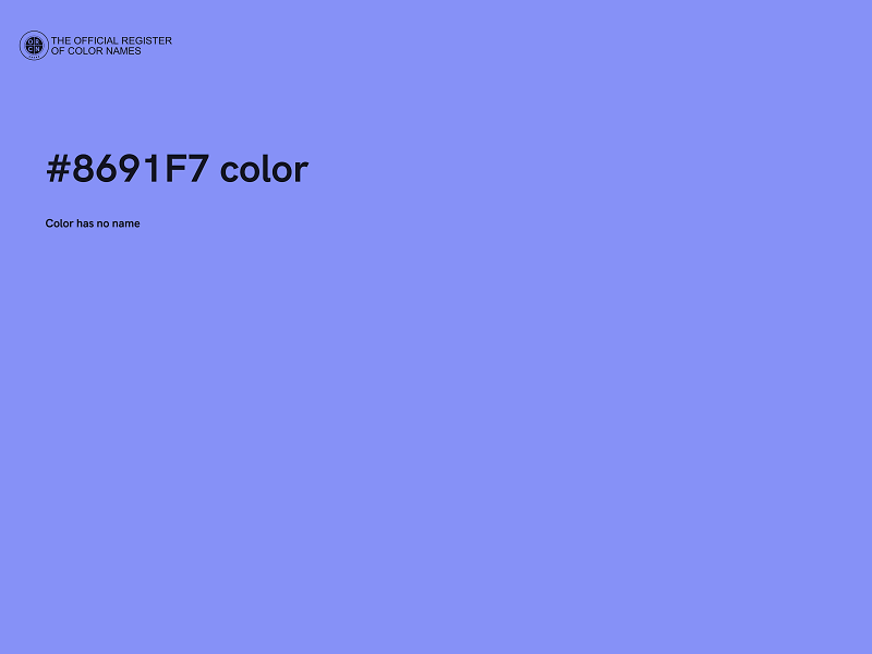 #8691F7 color image