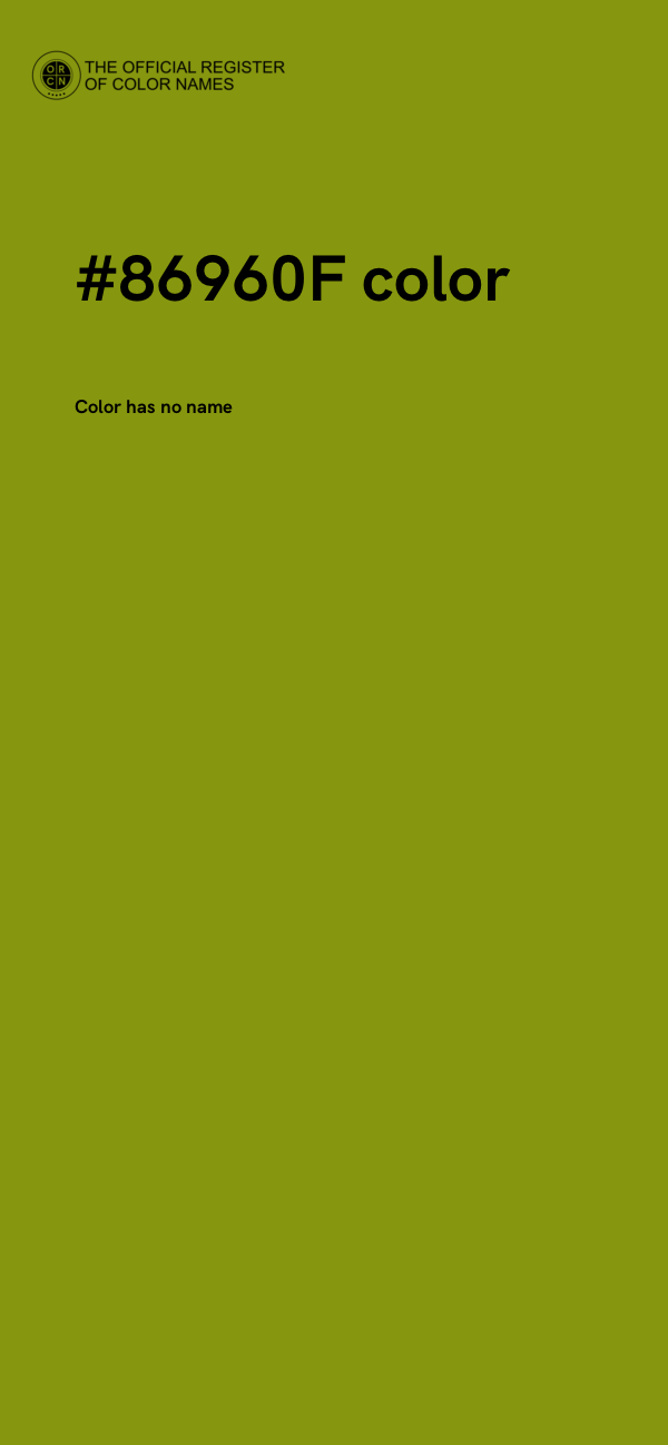 #86960F color image