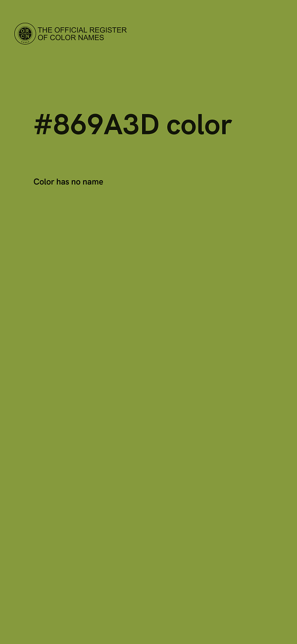 #869A3D color image
