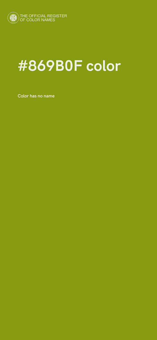 #869B0F color image