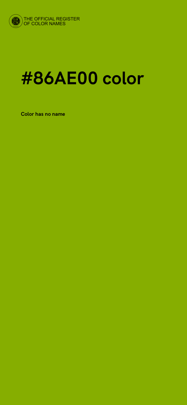 #86AE00 color image