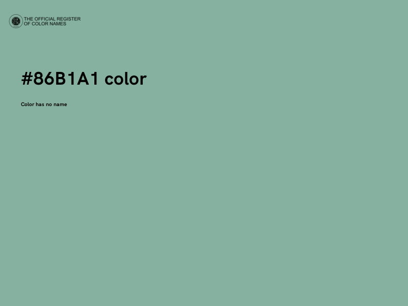 #86B1A1 color image