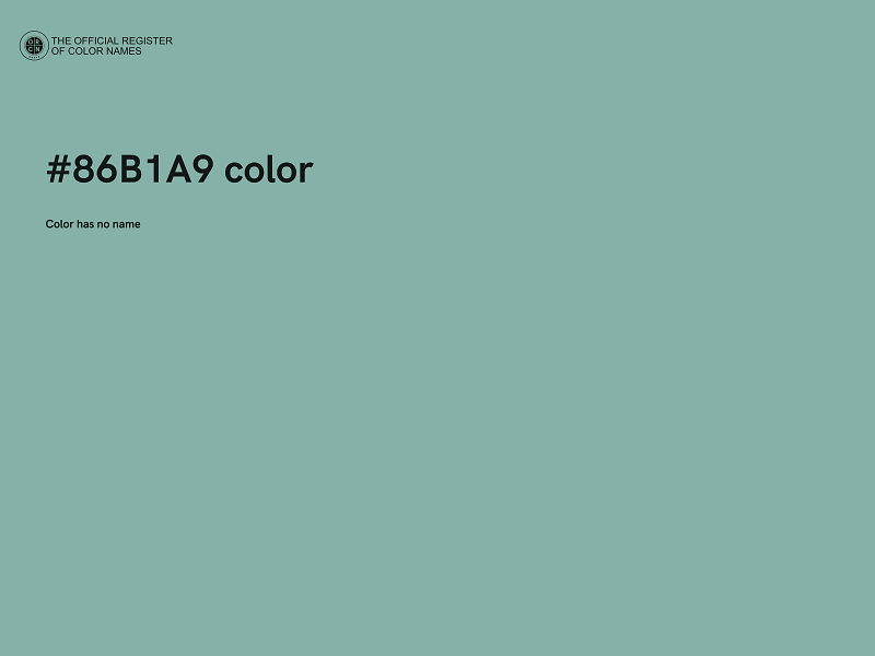 #86B1A9 color image