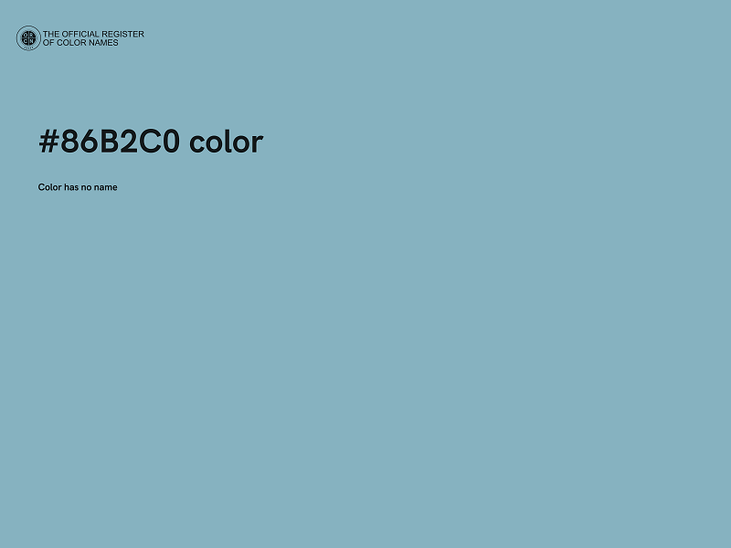 #86B2C0 color image