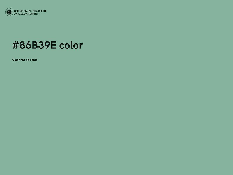 #86B39E color image