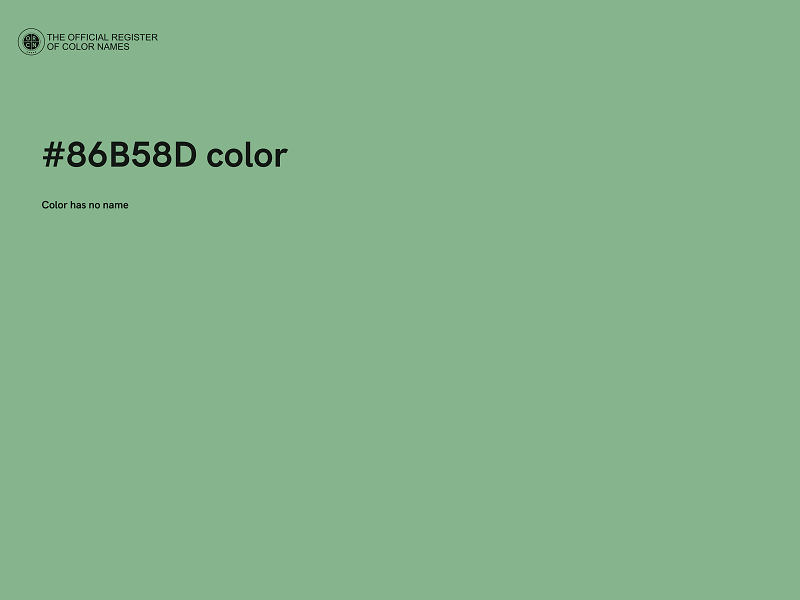 #86B58D color image