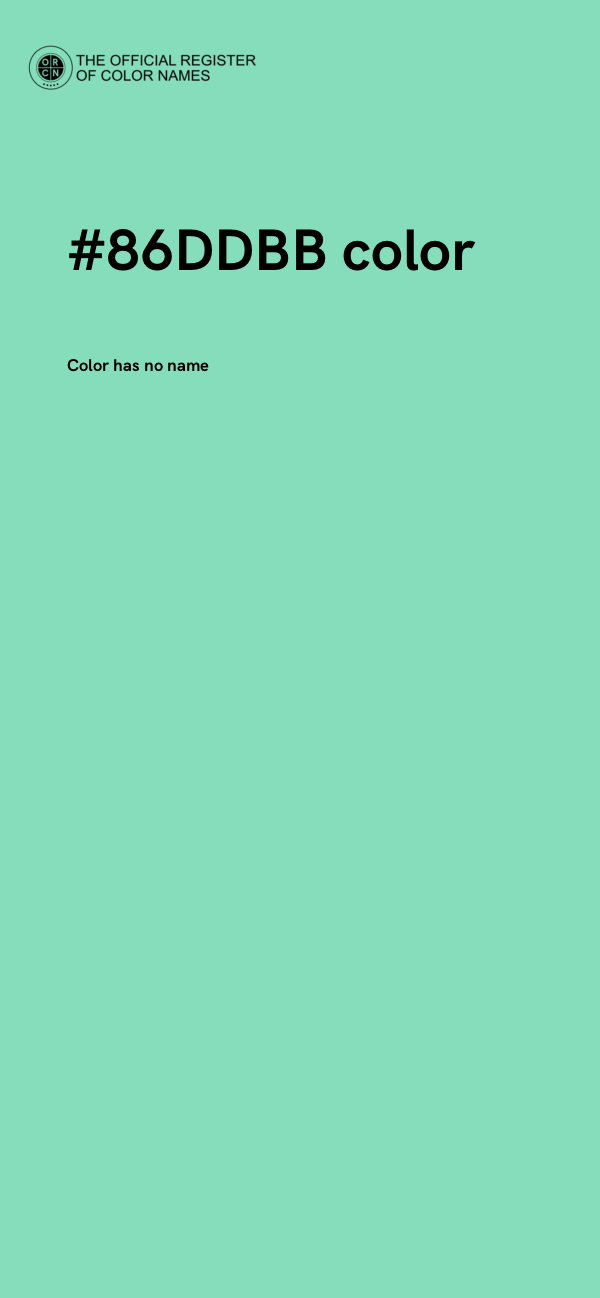 #86DDBB color image