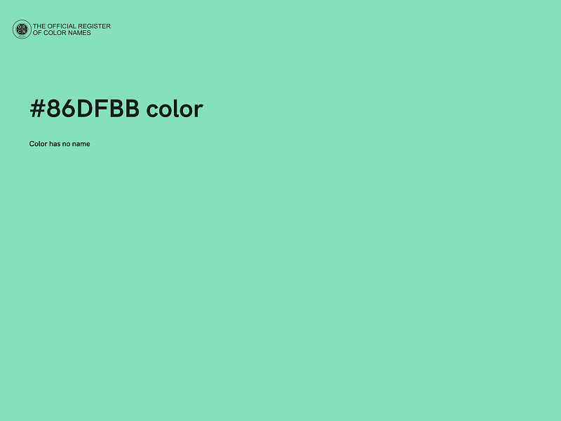 #86DFBB color image