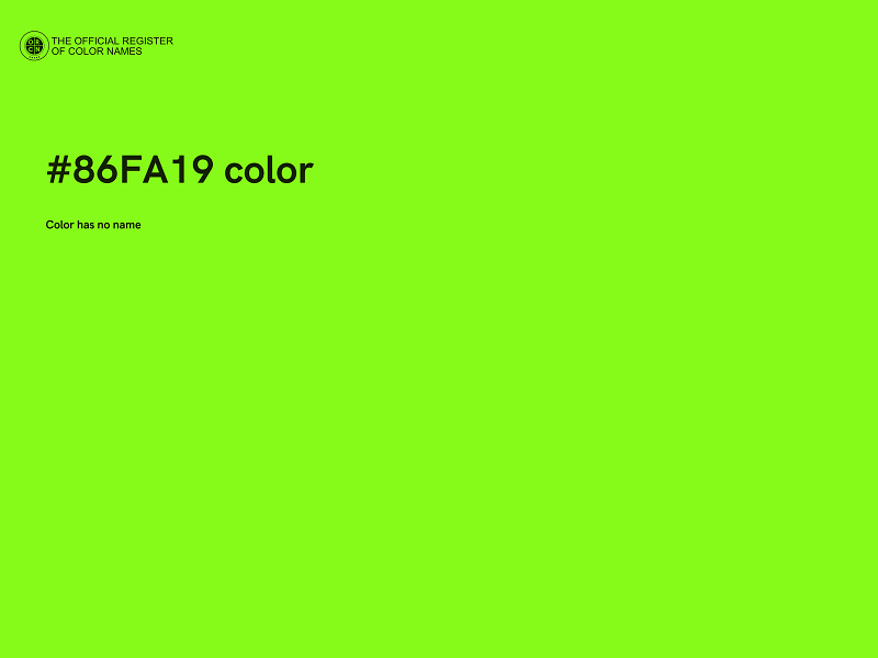 #86FA19 color image