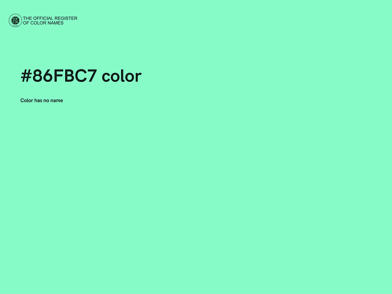 #86FBC7 color image