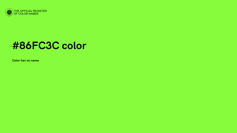 #86FC3C color image