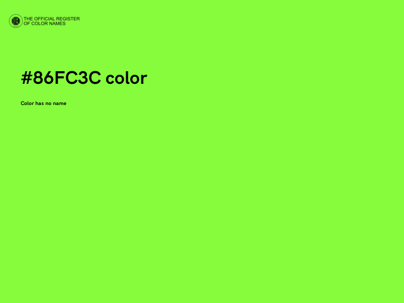 #86FC3C color image