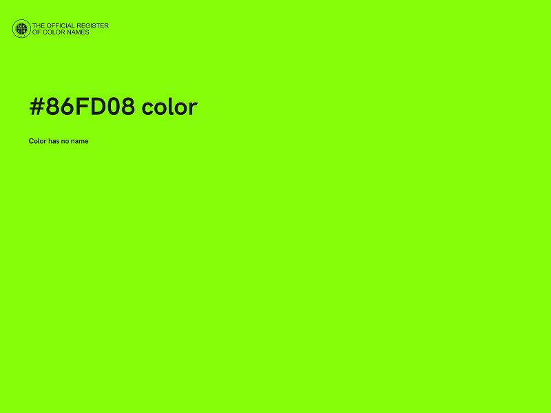 #86FD08 color image