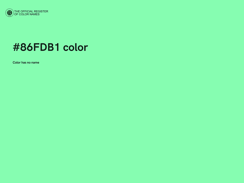 #86FDB1 color image