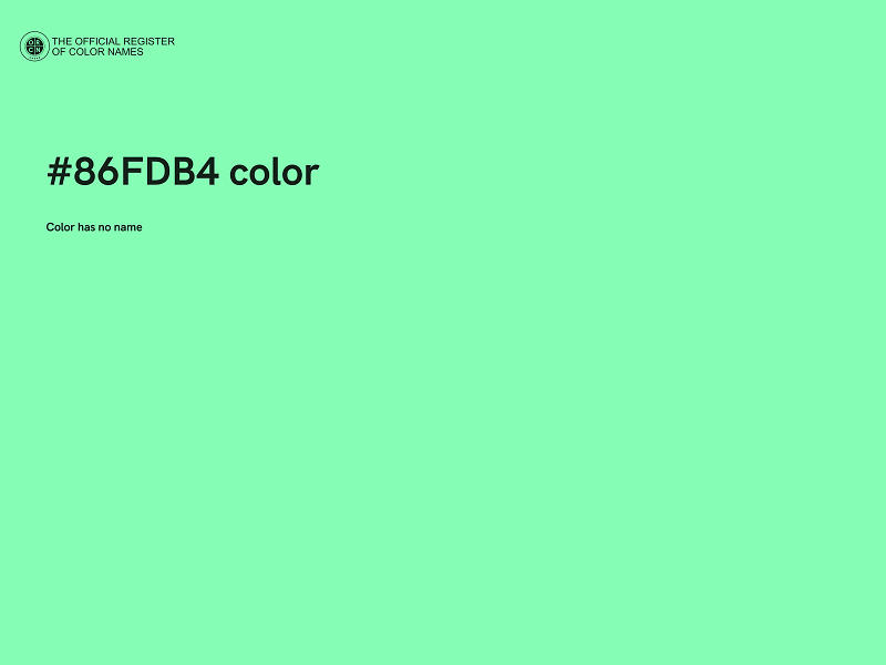 #86FDB4 color image