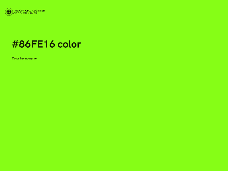 #86FE16 color image