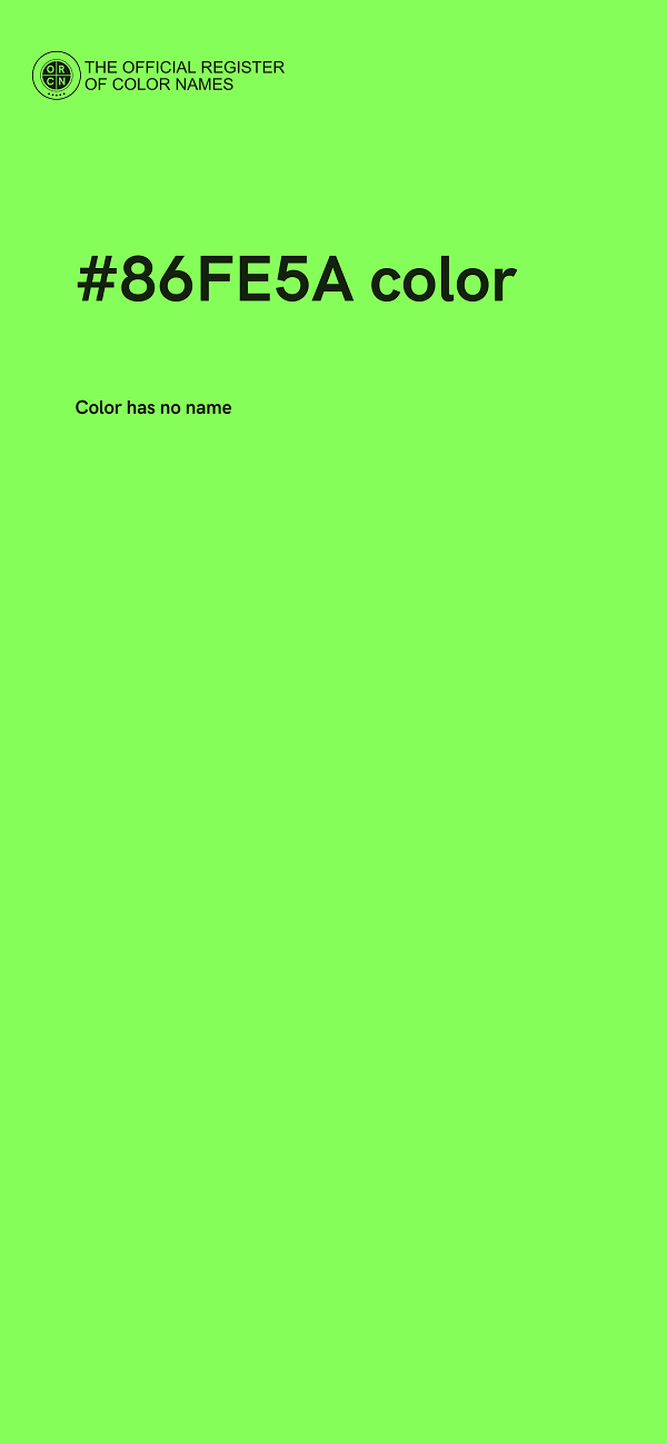 #86FE5A color image