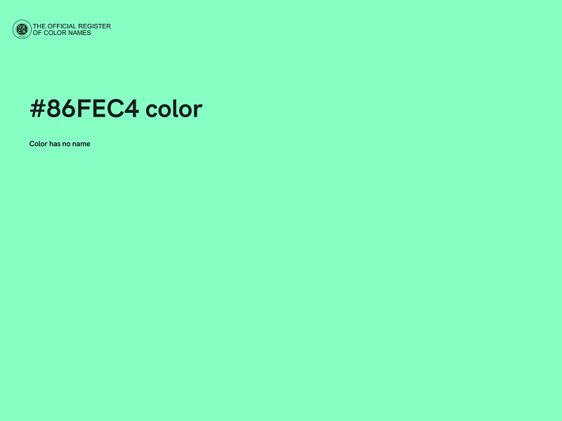 #86FEC4 color image