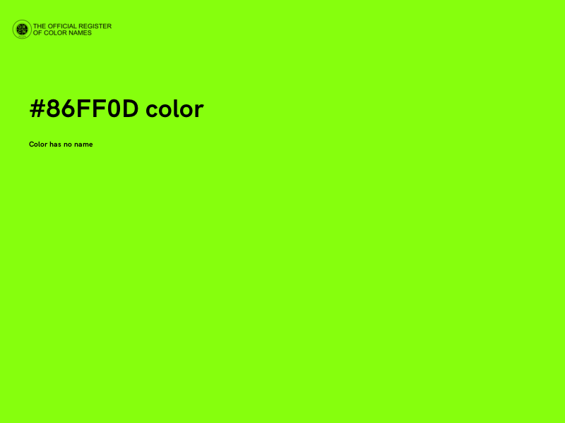#86FF0D color image