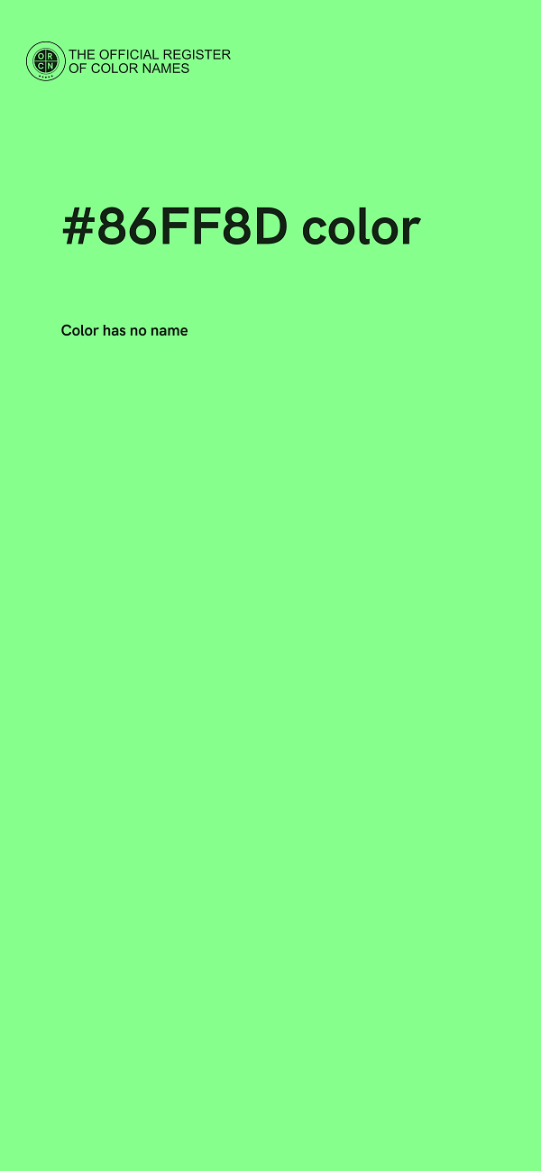 #86FF8D color image