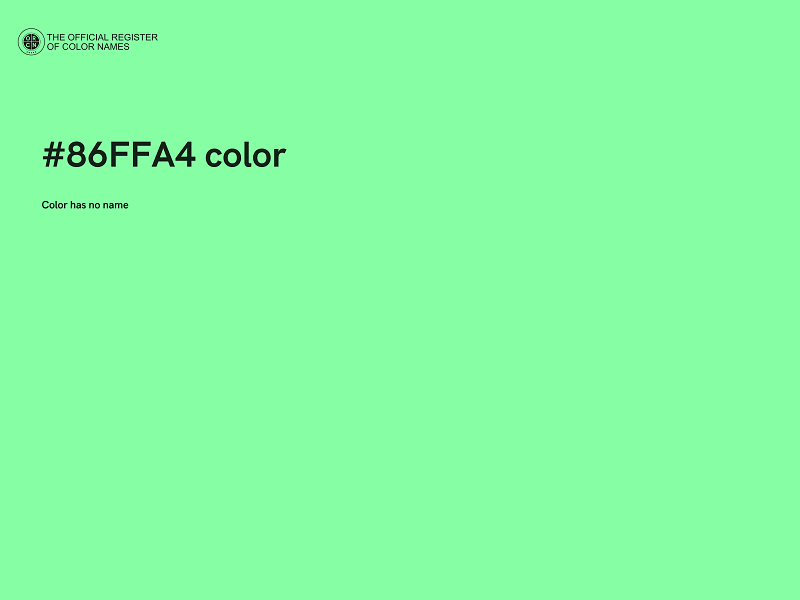 #86FFA4 color image