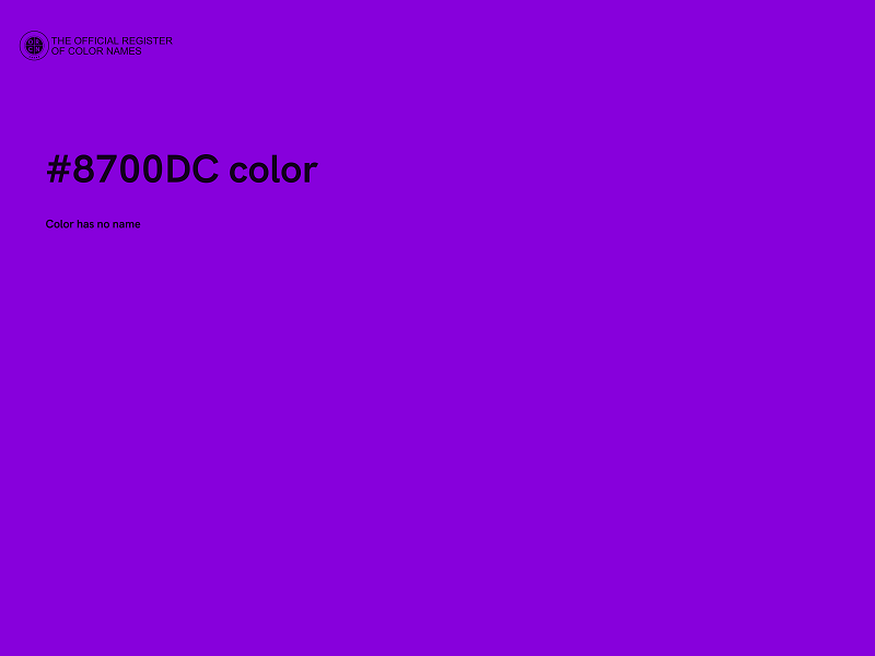 #8700DC color image