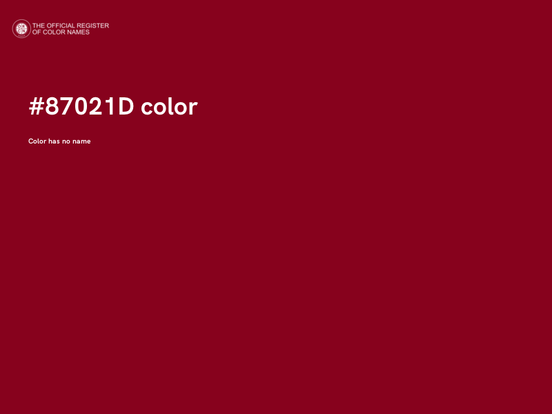 #87021D color image
