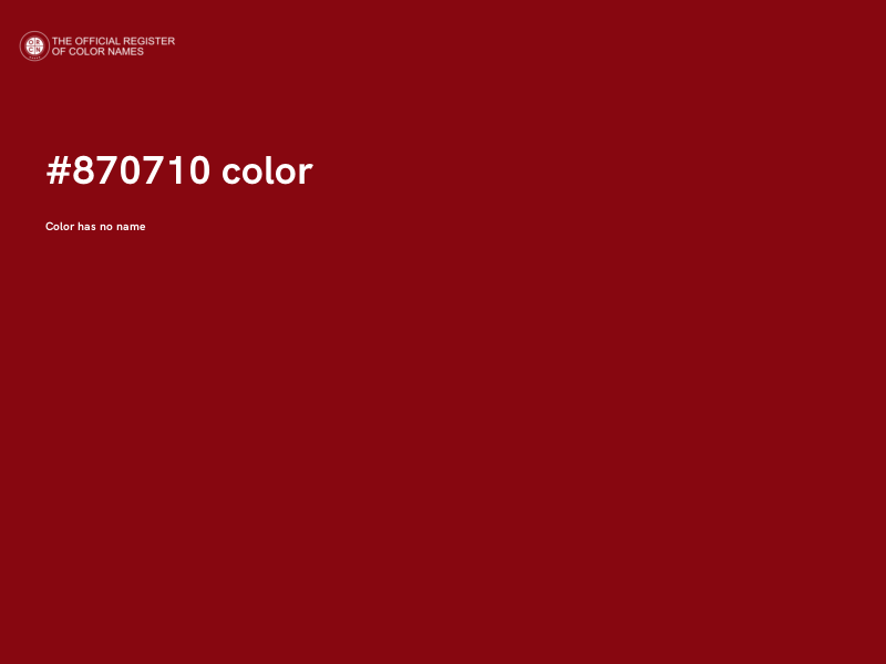 #870710 color image
