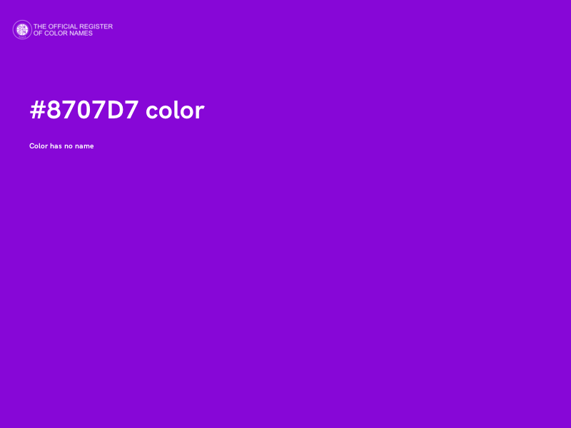 #8707D7 color image