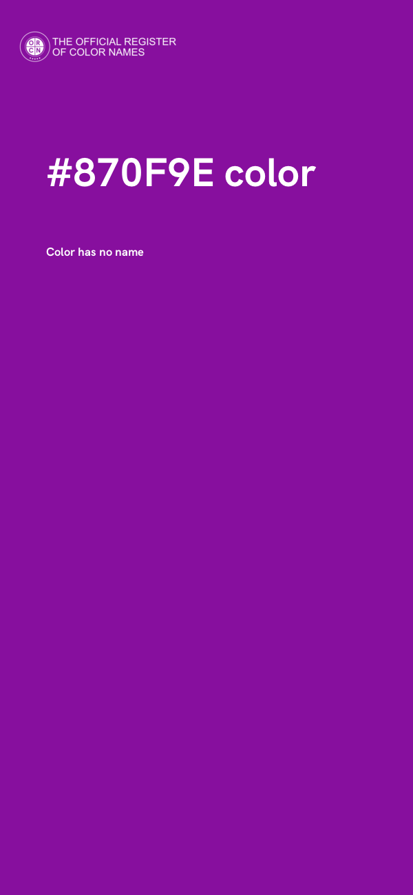 #870F9E color image