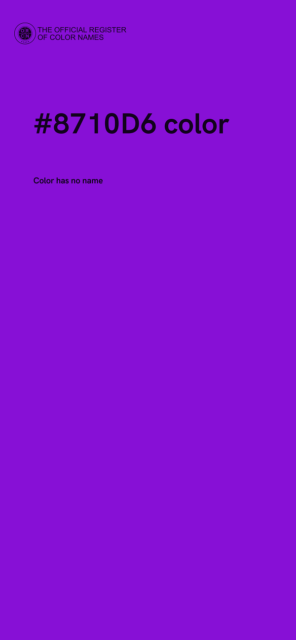 #8710D6 color image