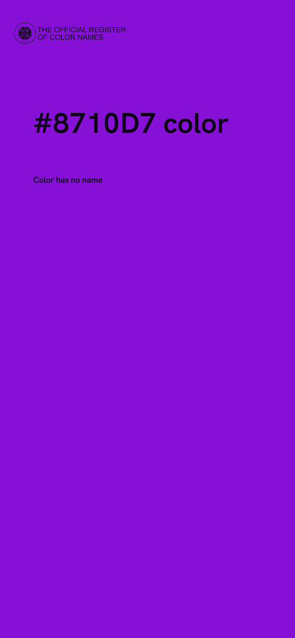 #8710D7 color image