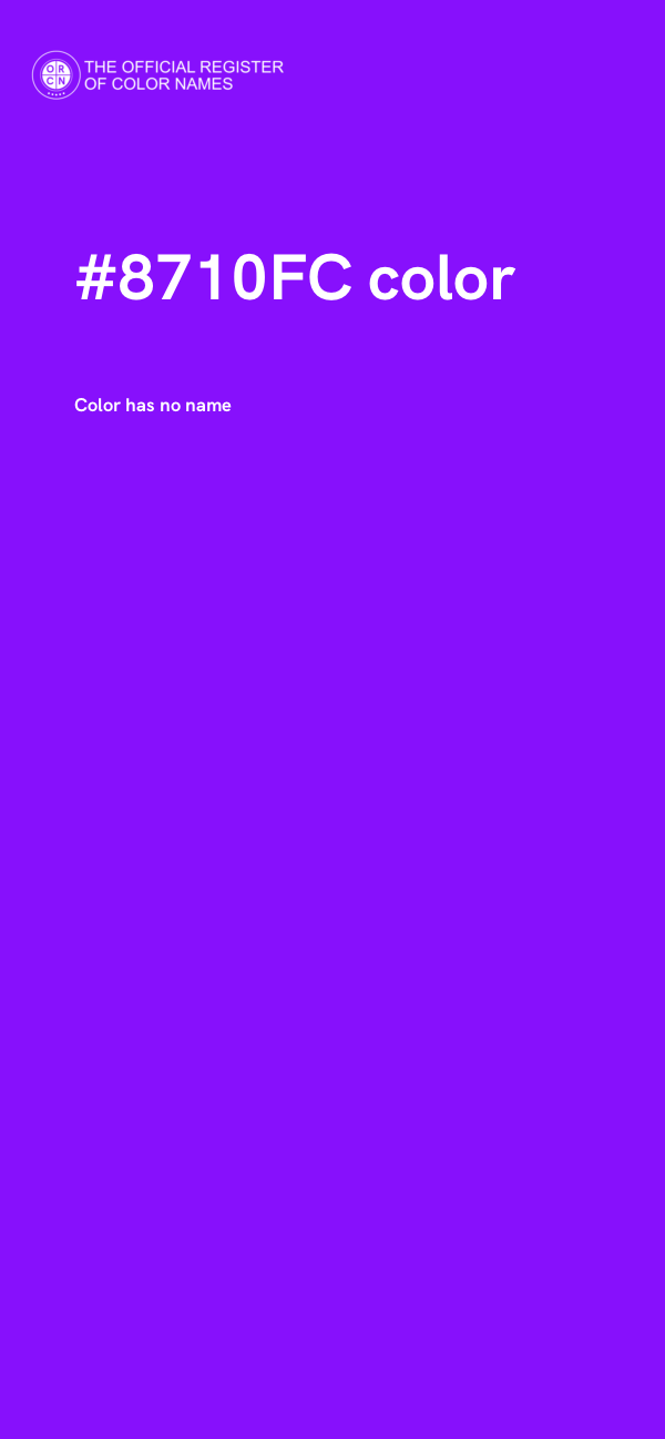 #8710FC color image
