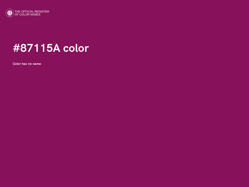 #87115A color image