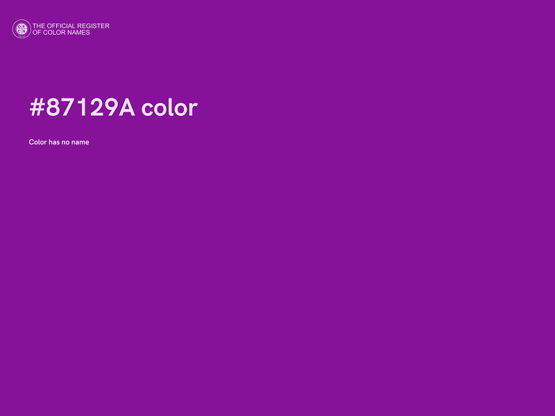 #87129A color image