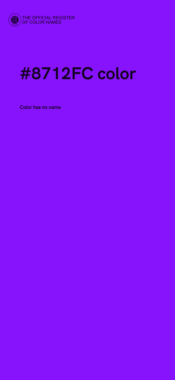 #8712FC color image
