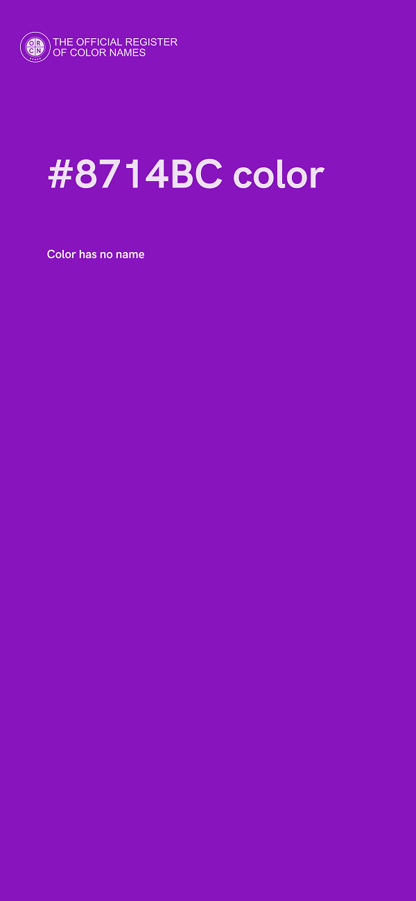 #8714BC color image