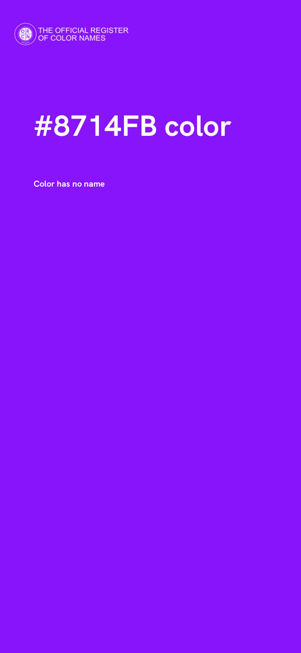#8714FB color image