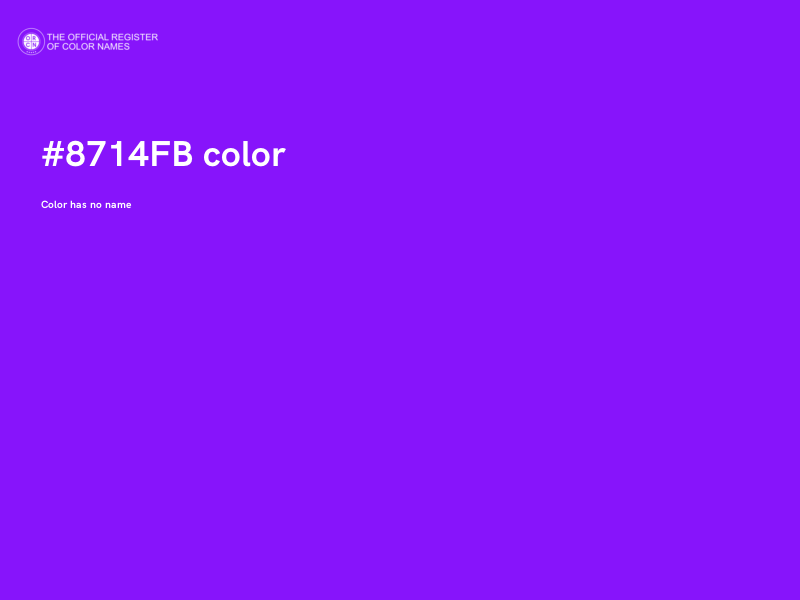 #8714FB color image