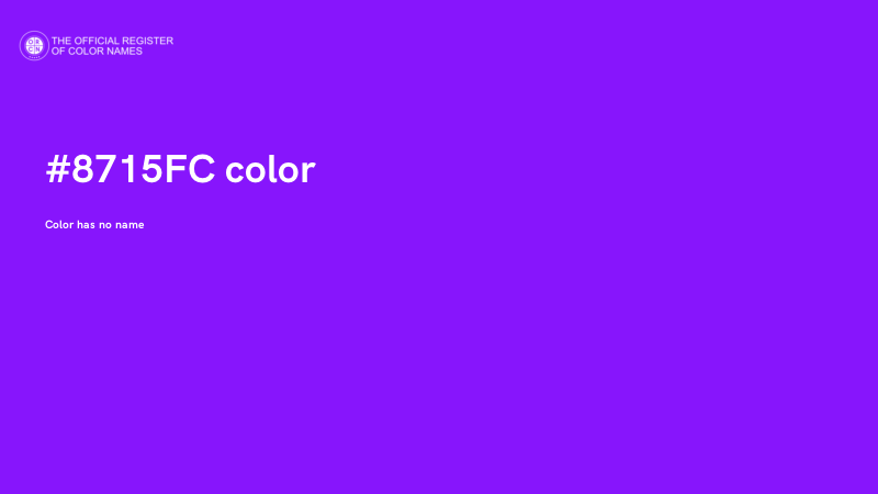 #8715FC color image