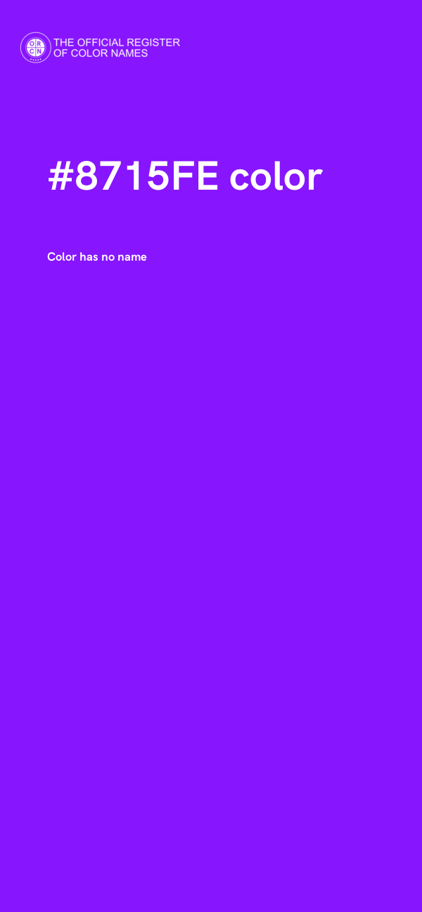 #8715FE color image
